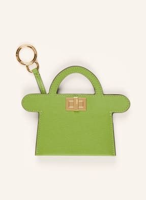 Fendi Přívěsek Na Tašku Fendi Way zelená / zlatá