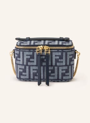 Fendi Kabelka Vanity tmavě modrá / bílá