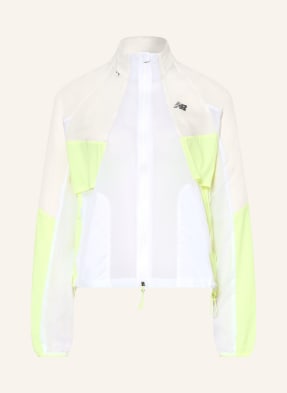 New Balance Laufjacke Rc weiss