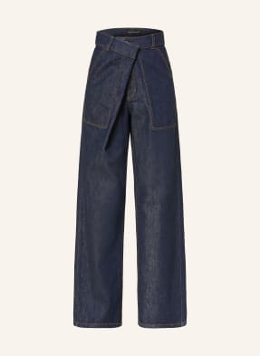 Luisa Cerano Wide Leg Jeans blau