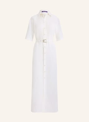 Ralph Lauren Collection Lněné Šaty Carol krémová