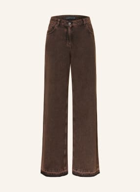 Luisa Cerano Džíny Se Širokými Nohavicemi 17 the statement tweed