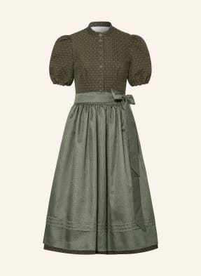 Johann & Johanna Dirndl tmavě zelená / červená