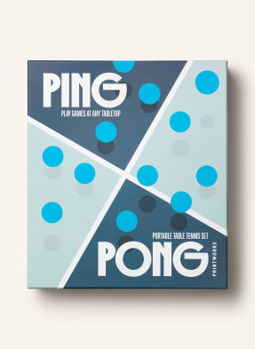 Printworks Sada Na Stolní Tenis Ping Pong tmavě modrá / zlatá