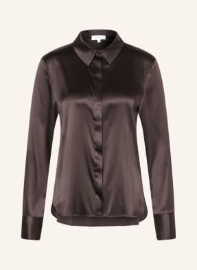 Darling Harbour Hemdbluse Aus Seide braun