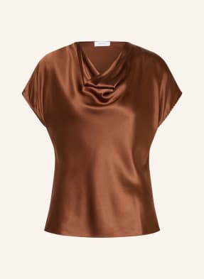 Darling Harbour Blusenshirt Aus Seide braun