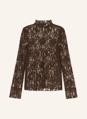 Darling Harbour Blusenshirt Aus Spitze braun