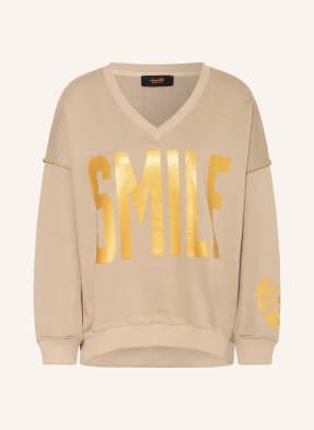 Miss Goodlife Oversized-Sweatshirt beige
