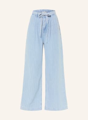 Grace & Mila Džíny S Širokými Nohavicemi Pompon striped_blue