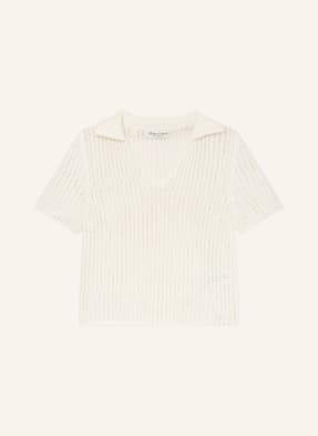Marc O'polo Strick-Poloshirt weiss