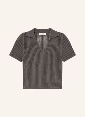 Marc O'polo Strick-Poloshirt grau