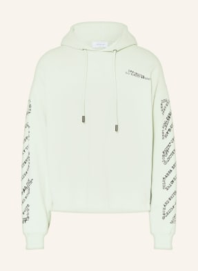 Off-White Mikina S Kapucí mátová / černá