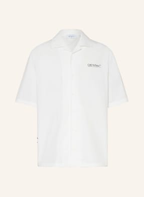 Off-White Resortová Košile Comfort Fit bílá / černá