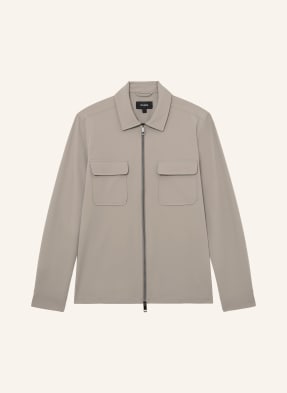 Reiss Overshirt Ascend černošedá