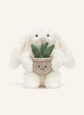 Jellycat Plyšová Hračka Cream Bunny With Plant krémová / zelená