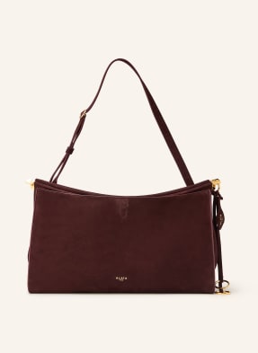 Alaïa Kabelka Le Click Pocket 35 tmavě hnědá / zlatá