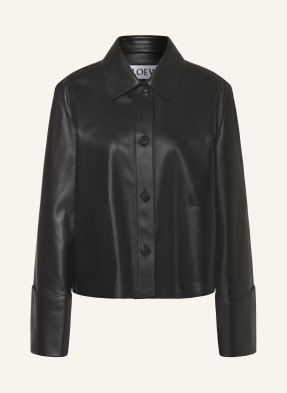 Loewe Lederjacke schwarz