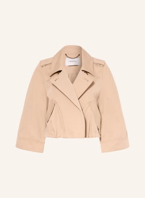 Dorothee Schumacher Trenchová Bunda Luxury Layer béžová