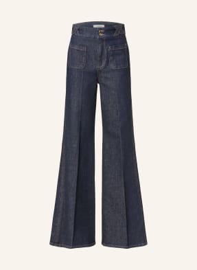 Dorothee Schumacher Zvonové Džíny 889 dark denim