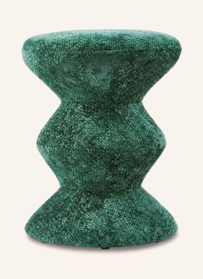 Polspotten Taburet Soft Zig Zag zelená