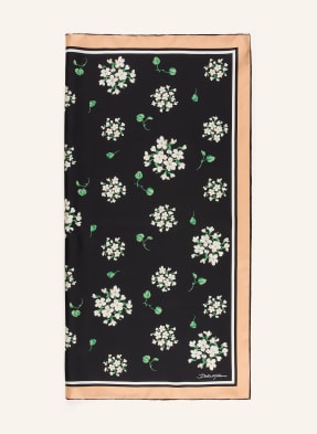 Dolce & Gabbana Seidentuch schwarz