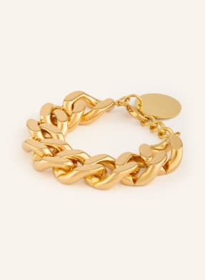Vanessa Baroni Náramek Flat Chain zlatá