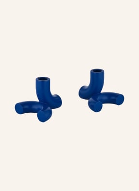 Blomus 2er-Set Kerzenhalter Doodle blau