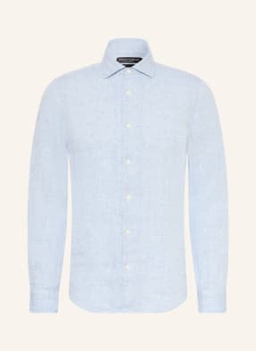 Marc O'polo Leinenhemd Slim Fit blau
