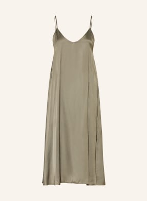 American Vintage Satinkleid Bovalow gruen
