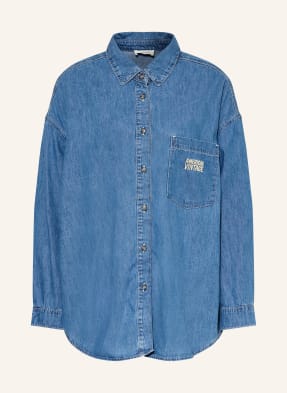 American Vintage Jeansbluse Izeway blau