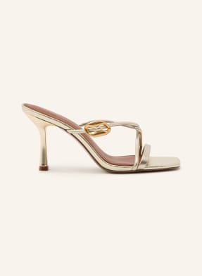 Reiss Mules Alex gold