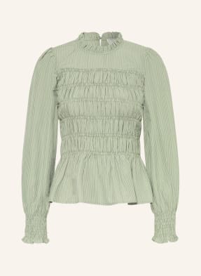 Neo Noir Blusenshirt Possa Mit Rüschen gruen
