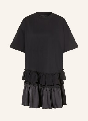 Allsaints Jerseykleid Feyre Im Materialmix schwarz