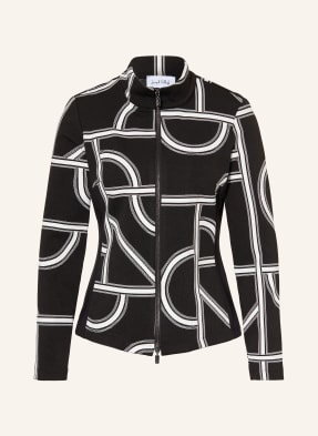 Joseph Ribkoff Sweatjacke Im Materialmix schwarz