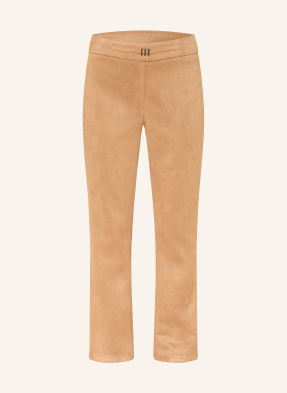 Joseph Ribkoff Hose In Lederoptik braun