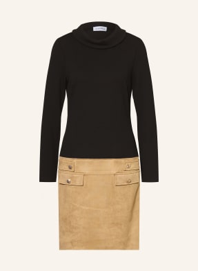 Joseph Ribkoff Kleid Im Materialmix schwarz