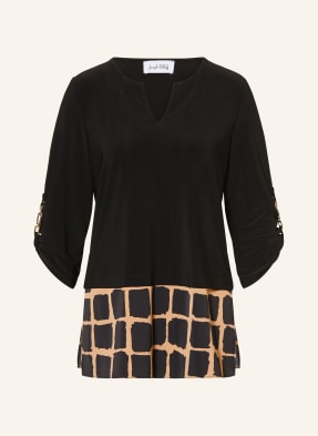 Joseph Ribkoff Blusenshirt Im Materialmix Mit 3/4-Arm schwarz