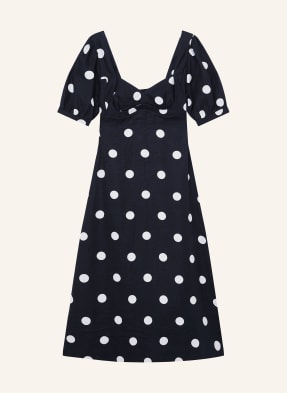 Reiss Leinenkleid Astrid blau