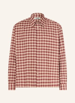Drykorn Flanellhemd Baunt Comfort Fit rot