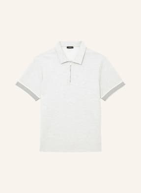 Reiss Pletené Polo Tričko Bruno světle šedá