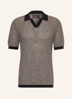 Marc O'polo Strick-Poloshirt schwarz