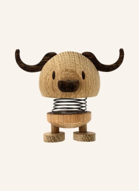 Hoptimist Dekorativní Figurka Buffalo Small světle hnědá / tmavě hnědá / černá