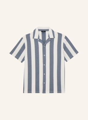 Reiss Resortová Košile Dexter Comfort Fit režná / tmavě modrá