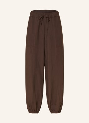 Opus Hose Myha Im Jogging-Stil braun