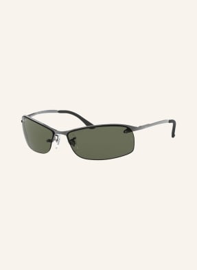 Ray-Ban Sluneční Brýle rb3183 stříbrné/zelené polarizované