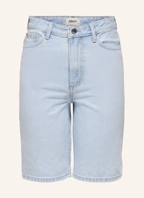 Only Džínové Šortky light blue bleached denim