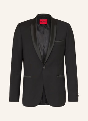 Hugo Smokingové Sako Arti Extra Slim Fit 001 black