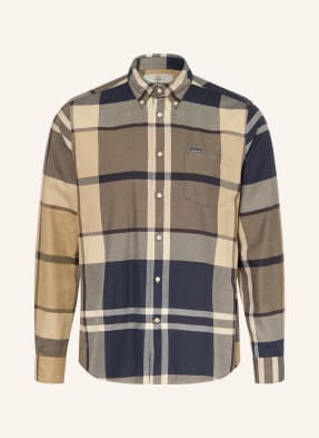 Barbour Košile Dunoon Tailored Fit béžová / tmavě modrá