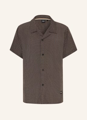 Boss Resorthemd Beach Comfort Fit schwarz