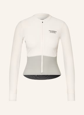 Pas Normal Studios Cyklistický Dres Mechanism Pro Long Sleeve Jersey bílá / šedá